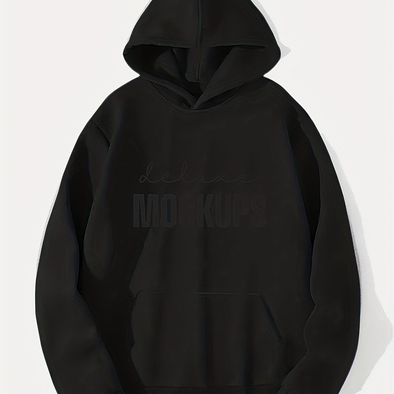 Letter Print Hoodie Men's Casual Graphic Pullover Hooded Sweatshirt