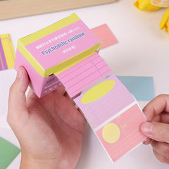 70 Pink Pull out Label Stickers, Single Box