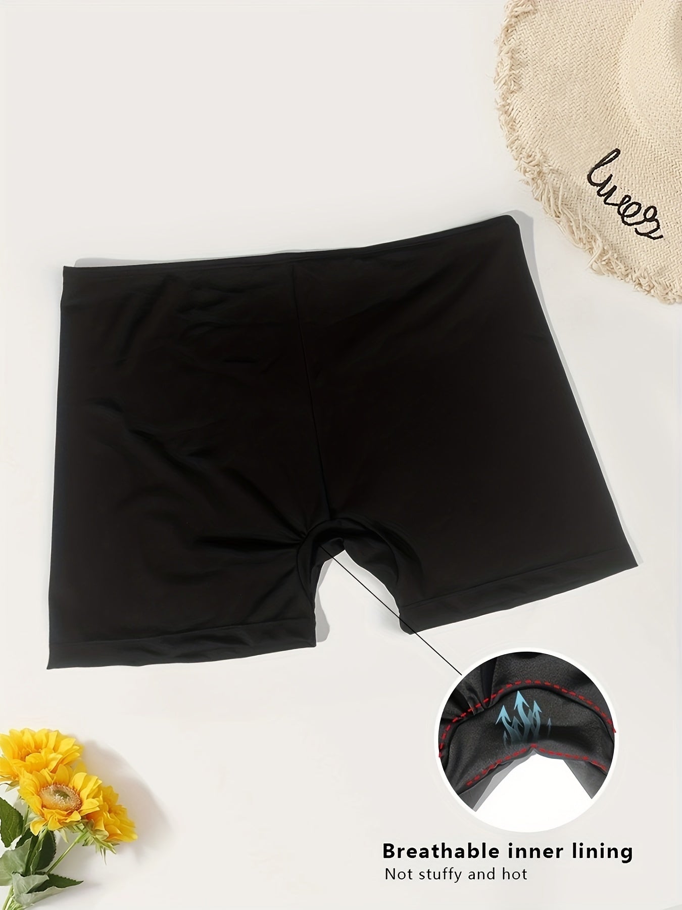 Plus Size Boyshort No Ride Up Butt Lifting Cooling Fabric