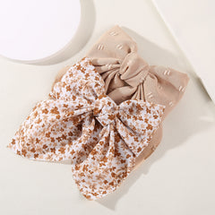 Floral Hair Bows For Girls Hair Clip Barrettes Women Teens