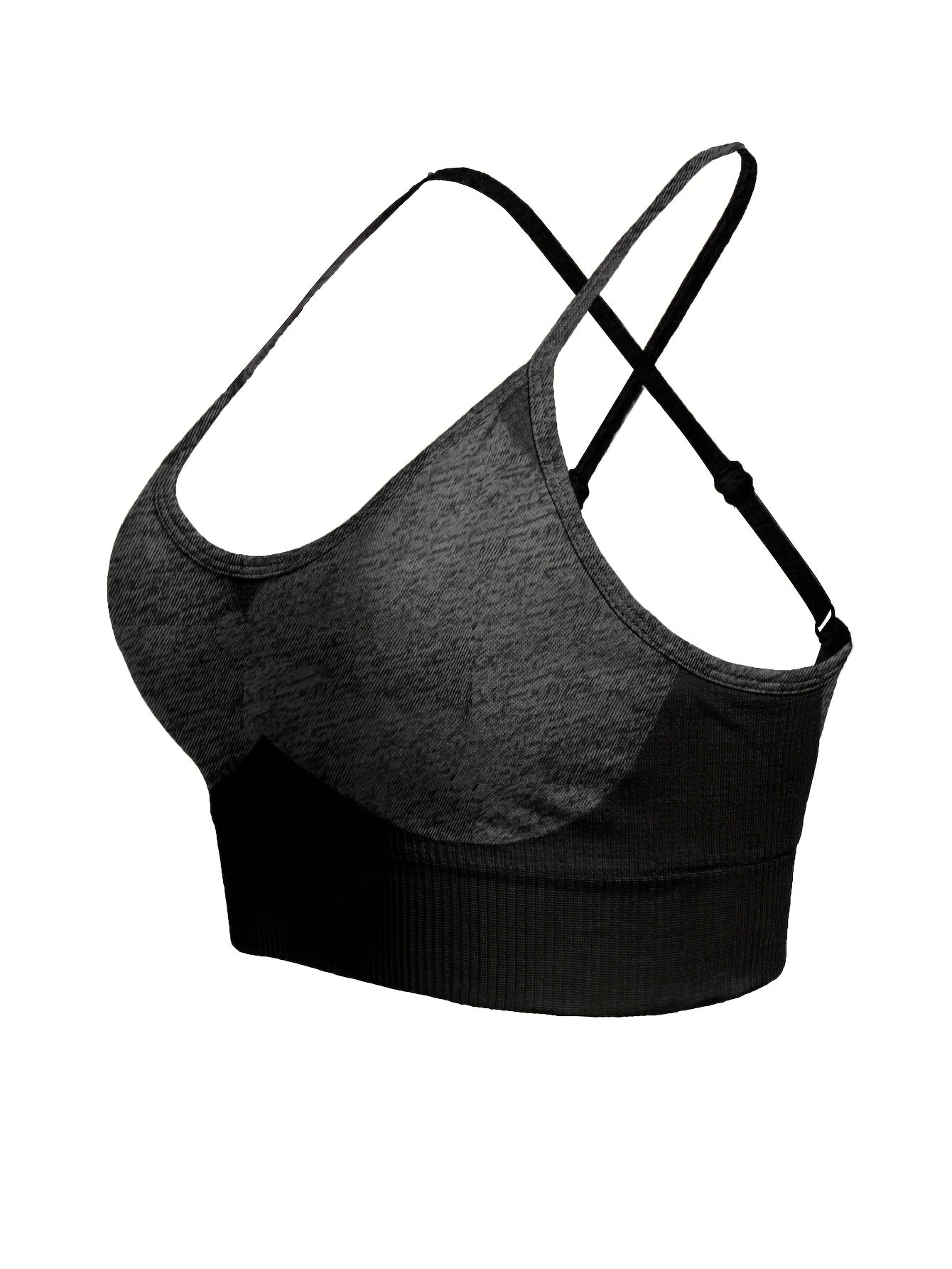 Criss Cross Back Sports Bra Breathable Fitness Workout Bra Women's Lingerie