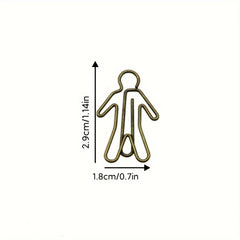 Bronze Bird Small Figure Paper Clips