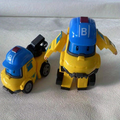 Transform Robot Car Toys Deformation Plastic Model Car Fun Diecasts Toy