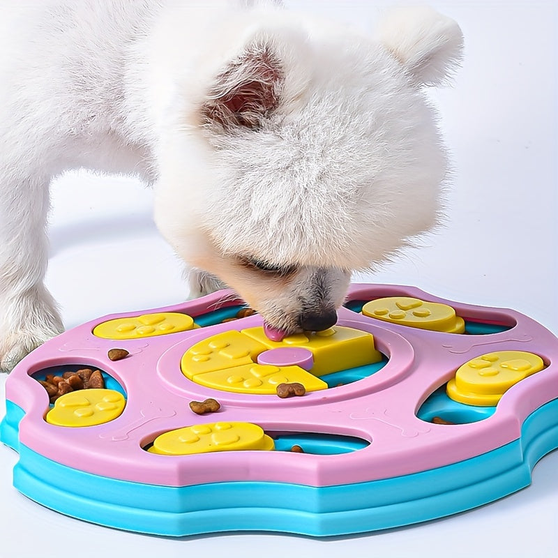 Interactive Dog Puzzle Toy for Mental Stimulation & Treat Dispensing