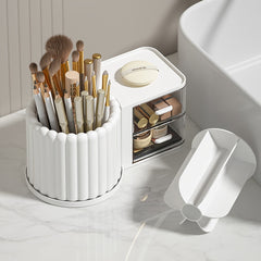 360 Degree Rotating Makeup Brush Storage Box