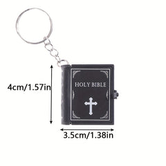 Bible Keychain Bag Hanging Charm Pendant Gift