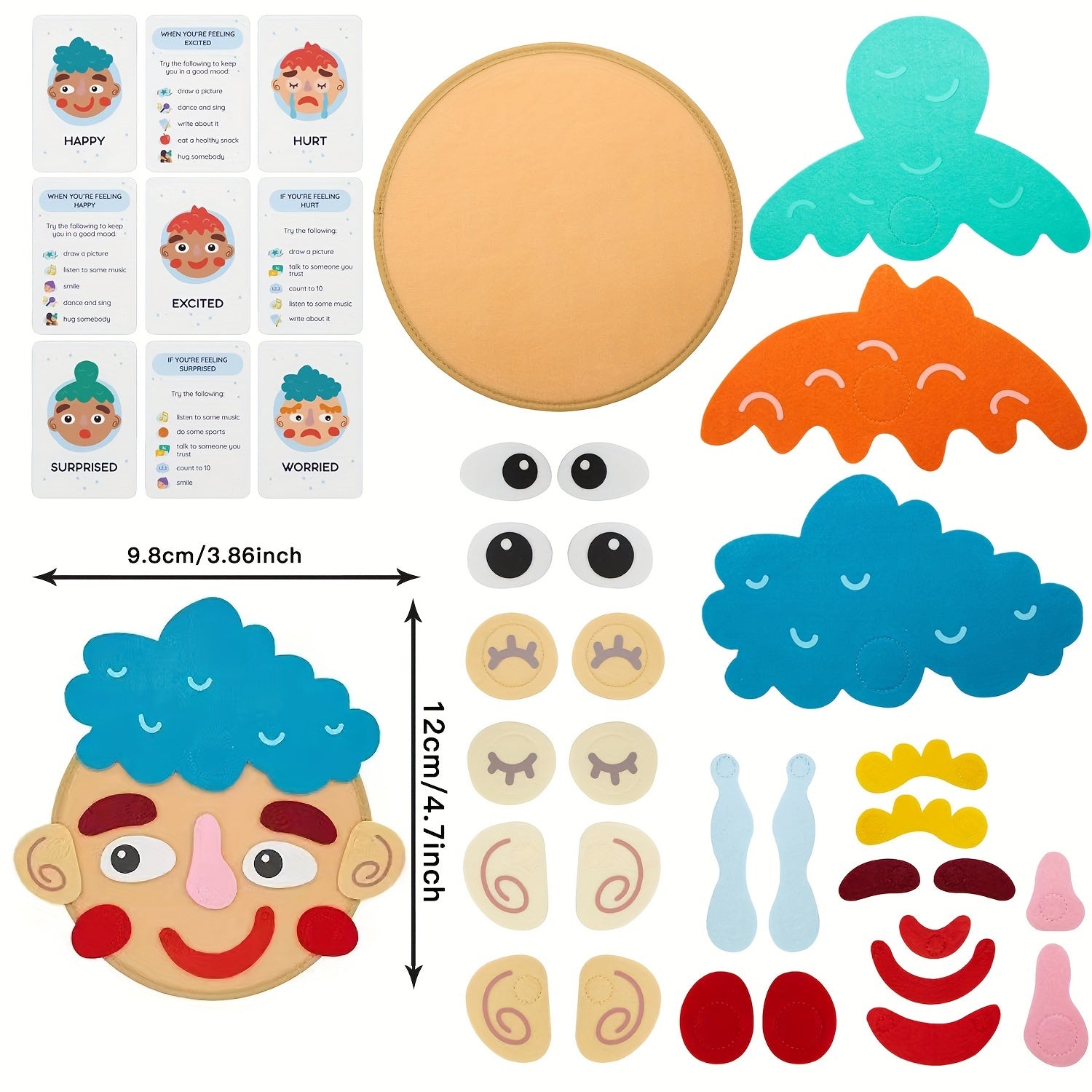 Children's Emotion Recognition Game with 9 Cards