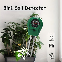 3 In 1 Soil PH Meter Moisture Monitor Acidity Detector