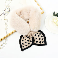 Winter Fuzzy Scarf Soft Plush Neckwear Fur Baby Collar