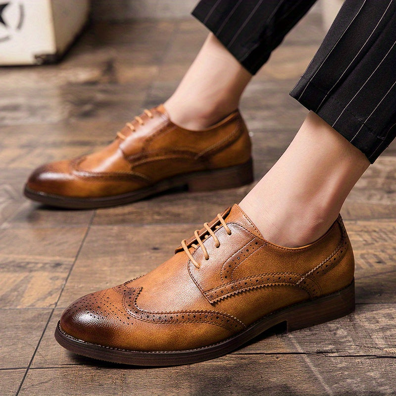 Men's Smart Casual Lace Up Dress Shoes