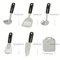 Kids Kitchen Toy Pot Set Cooking Simulation Kitchenware Boys Girls Cooking