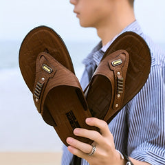 Men's Non Slip Flip Flops Quick Drying Thong Sandals