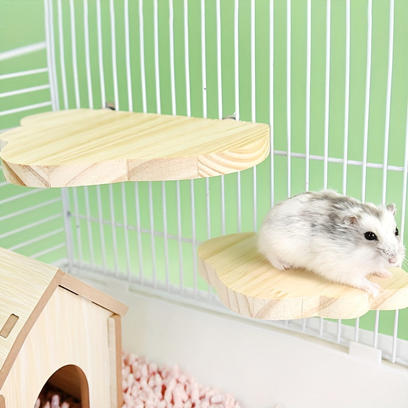 Pet Rat Wood Stand Platform Hamster Toy For Cages