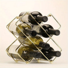 Stylish Stackable Wine Bottle Rack for Home and Office