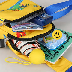 Dinosaur Pattern Kids Chest Bag Coin Purse Crossbody Bag