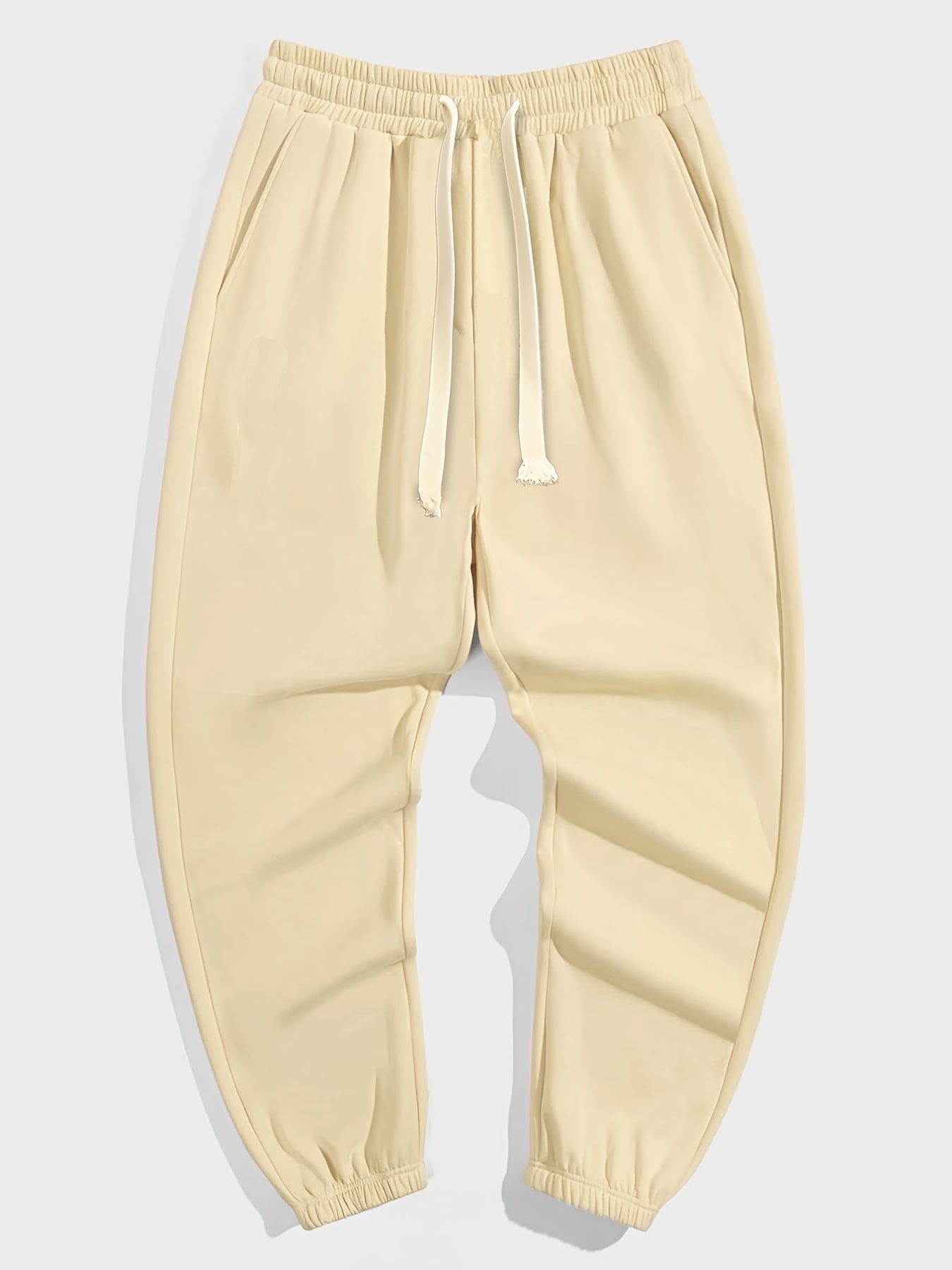 Coconut Tree Print Men's Sweatpants Casual Drawstring Jogger Pants