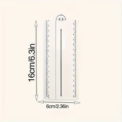 Geometric Drawing Ruler Multifunctional Line Circular Template