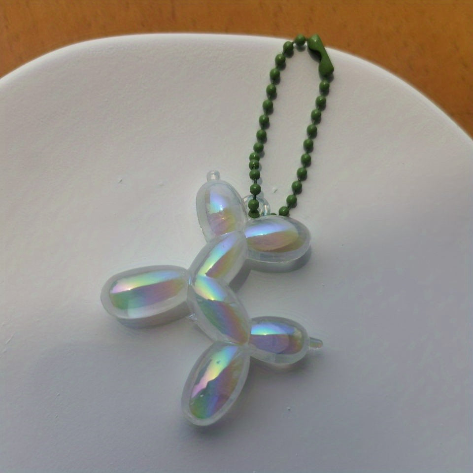 Colorful Balloon Dog Keychain Doll Pendant
