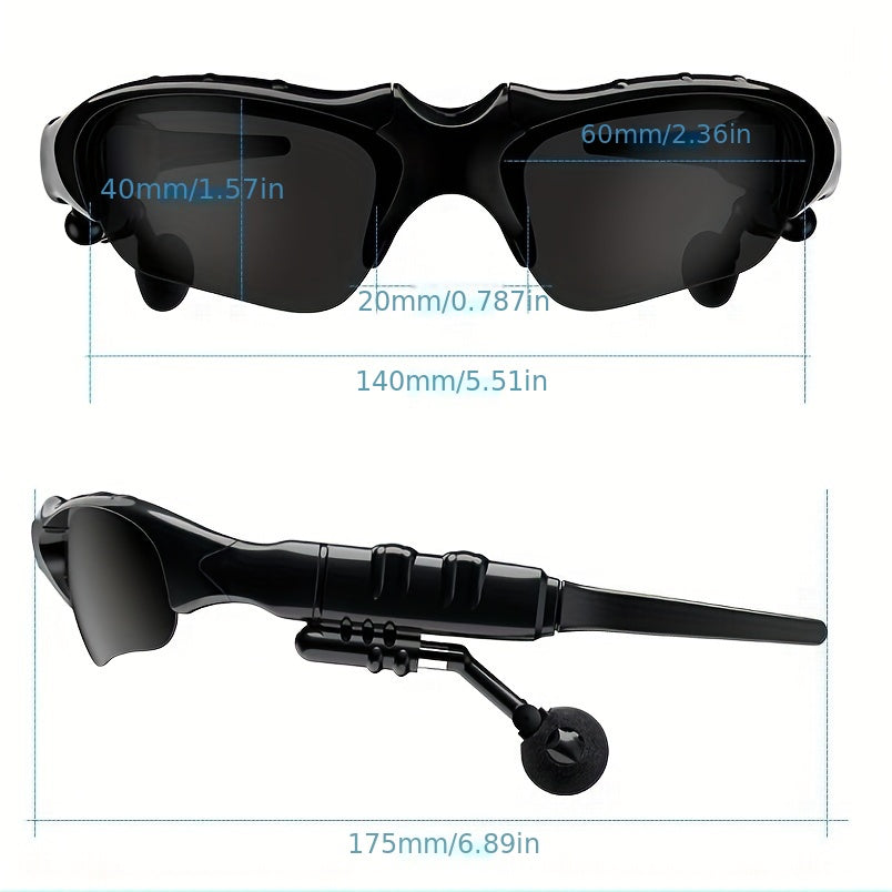 Men's Polarized Wireless Smart Earphones Glasses for Music Calls