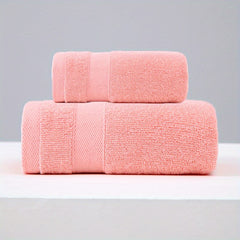 Coral Fleece Towel Set - Soft and Absorbent - 2pcs Bath Towel Set