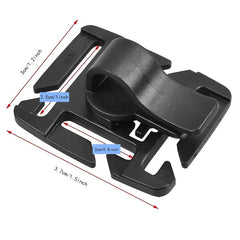 360 Rotatable Tube Clamp Hose Clip For Hydration Backpack Drink Tube Holder