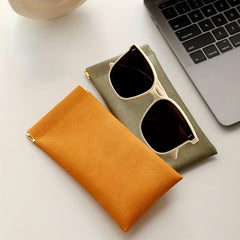 Soft PU Leather Reading Glasses Bag Cases Waterproof Eyewear Accessories