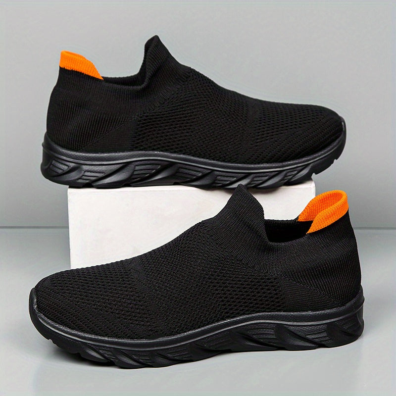 Men's Slip on Athletic Sneakers Breathable Walking Shoes Lightweight
