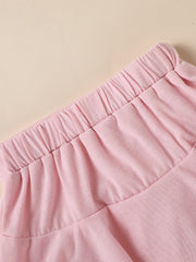 3pcs Girls Solid Skort, Ideal for Sports & Beach Tennis