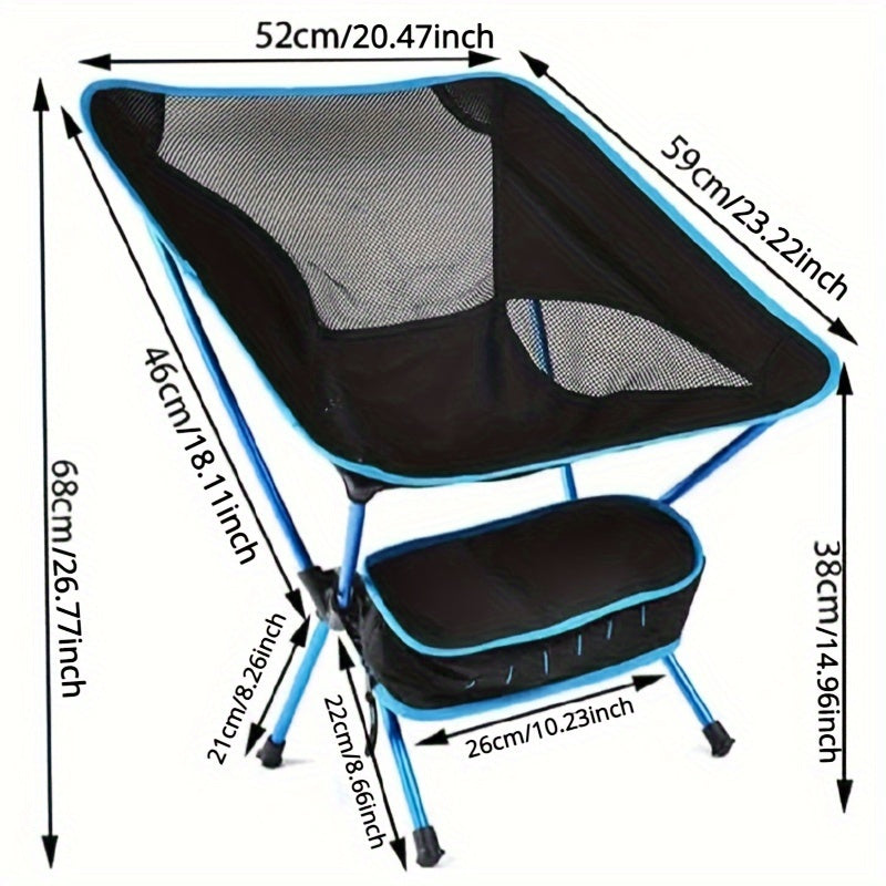 Ultralight Portable Camping Chair for Outdoor Activities
