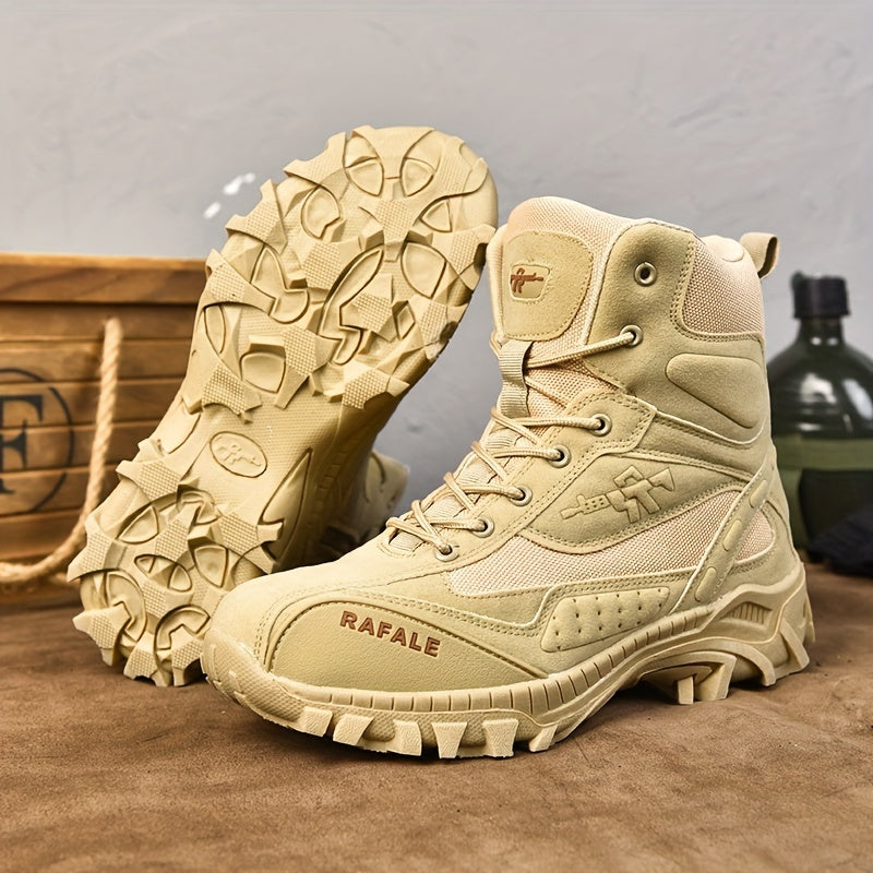 Men's Outdoor Zipper Tactical Boots - Anti-skid Training Boots