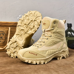 Men's Outdoor Zipper Tactical Boots - Anti-skid Training Boots