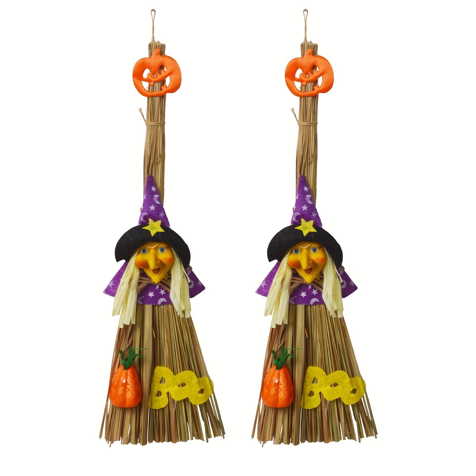 Witch Broom for Kids Halloween Role Play Props