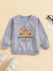 Boy's Printed Sweatshirt for Outdoor Play