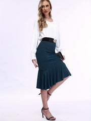 Slim High Waist Mermaid Skirt Women's Clothing