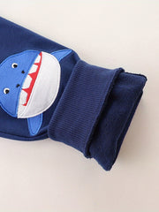 Boys Shark Embroidered Long Pants Spring/Autumn Kids Clothing