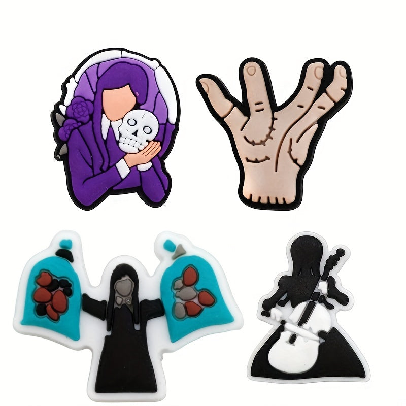 16Pcs Horror Movie Shoe Charms for Shoes Bracelet Wristband Gift
