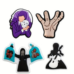 16Pcs Horror Movie Shoe Charms for Shoes Bracelet Wristband Gift