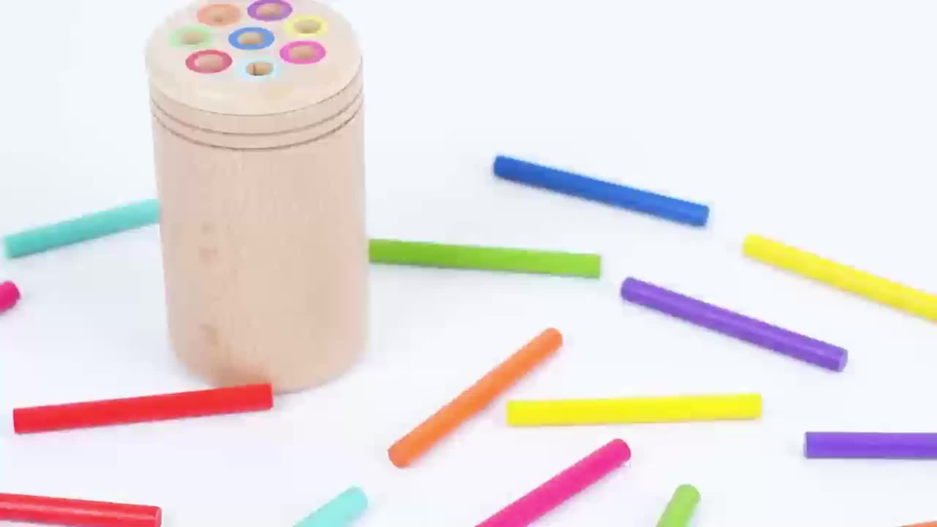 Wooden Balance Sticks for Sorting and Quantity Recognition
