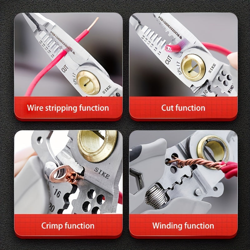 Wire Stripper Multifunctional Cable Cutter Pliers
