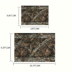 7FT x 6M Camo Netting Camouflage Military Lightweight Sunshade Durable