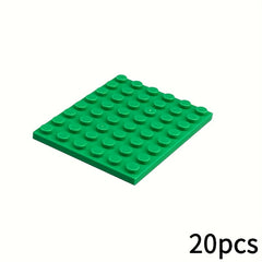 20pcs 6x8 Small Brick Blocks Compatible with MOC 3036 for DIY Toy Enthusiasts