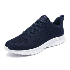 Men's Breathable Knitted Running Shoes Lightweight Sneakers