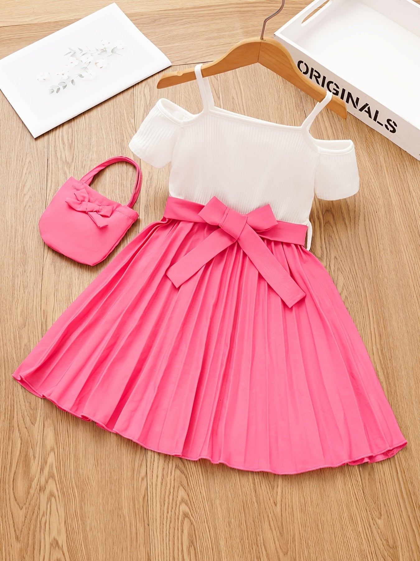 Sweet Girls' Off Shoulder Princess Dress