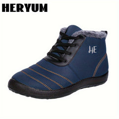 Plush Lined Thermal Waterproof Snow Boots Fall Winter