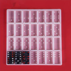 Silicone Dominoes Game Toy Making Mold Epoxy Resin Casting Mold Craft DIY Mould