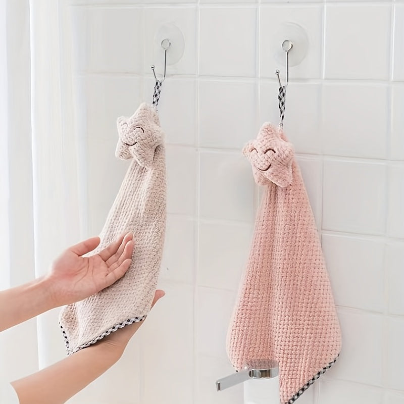 Star Shaped Hand Towel for Bathroom and Kitchen