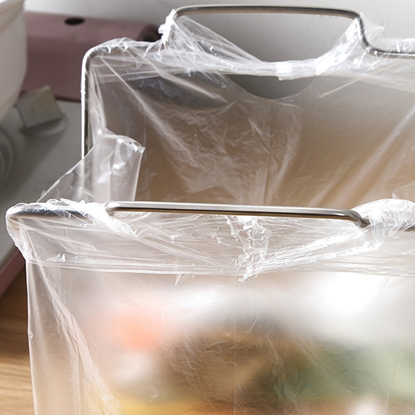 Stainless Steel Garbage Rack for Countertop Bathroom Bedroom Organization