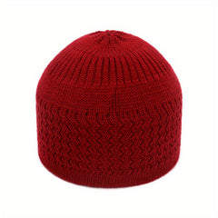 Striped Knitted Beanie Solid Women Lightweight Skull Cap Chemo Hats