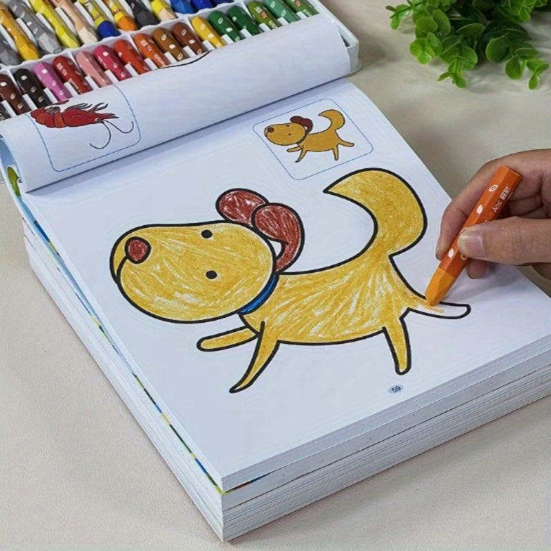 Animal & Nature Coloring Book for Kids - Non Toxic Paper Cover