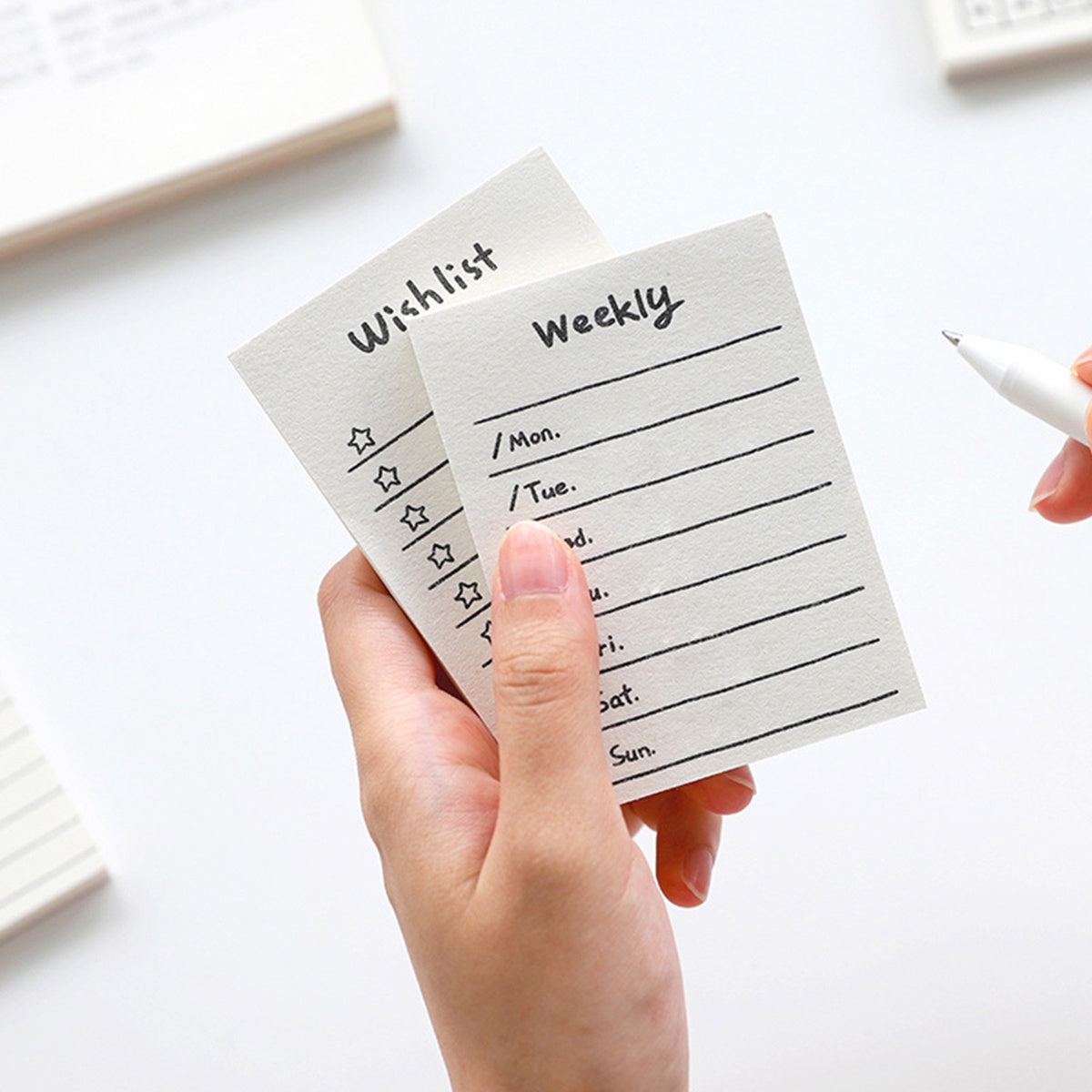 Mini Note Pad with Surprising Patterns - Portable To Do List Organizer